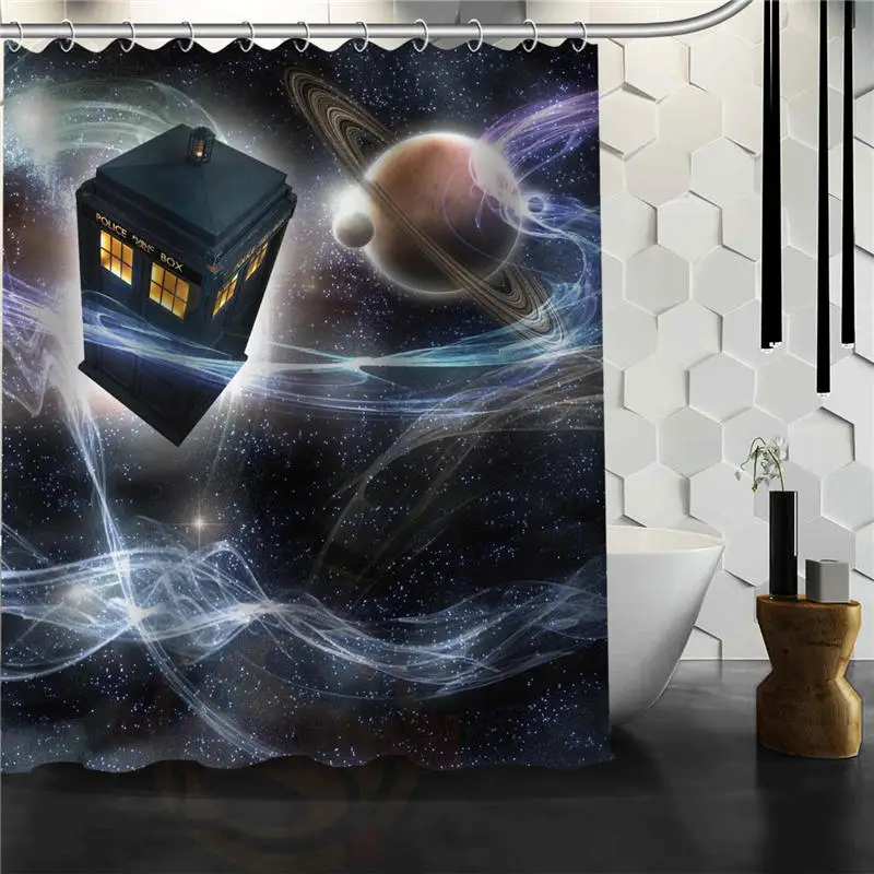 Best Nice Custom Doctor Who Shower Curtain Bath Curtain Waterproof