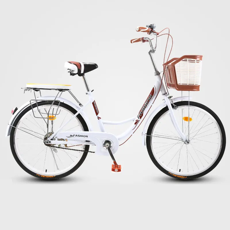 20/24/26 Inches Retro Fixed Gear Bike Handy Commuting Travel Adult Bicycle Lady Student Men And Women