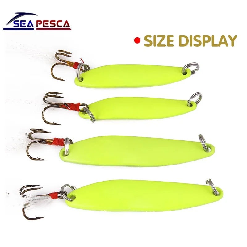 SEAPESCA مشغل مخرطة تشكيل الألواح المعدنية الرقيقة بواسطة قرص دائري ملعقة الصيد السحر إيسكا الصلب الطعم الترتر الضوضاء شىء صغير براق مع ريشة خطا... SEAPESCA مشغل مخرطة تشكيل الألواح المعدنية الرقيقة بواسطة قرص دائري ملعقة الصيد السحر إيسكا الصلب الطعم الترتر الضوضاء شىء صغير براق مع ريشة خطا...