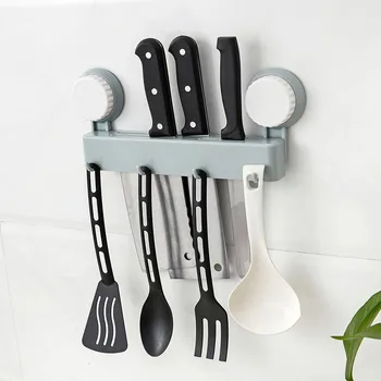 

Kitchen Seamless Wall Strage Racks Home Wall Refrigerator Suction Sucker Holder Household Sundries Tableware Storage Racks Hooks