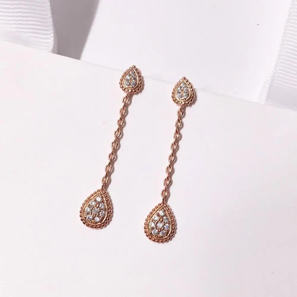 HIBRIDE Luxury AAA Cubic Zircon Women Bangle Earring Sets Water Drop Shape Jewelry Set for Bridal ensemble de bijoux N-1057