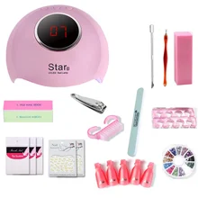 Маникюрный набор УФ светодиодный светильник кусачки для ногтей 20000 Электрический Маникюрный станок инструмент для ногтей