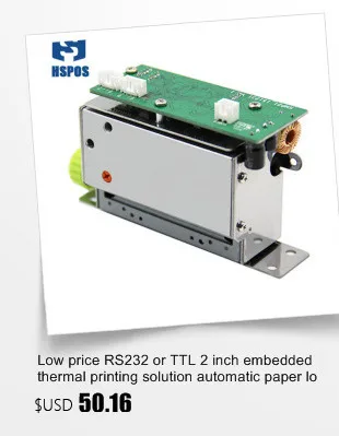 58 мм Встроенный термопринтер Поддержка RS232 ttl порт высокое качество панель чековый принтер с авто резак поддержка ESC/POS команды