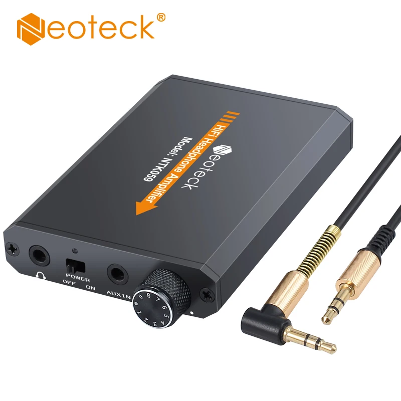 Neoteck Amplfiers Headphone Earphone Amplifier Portable Aux In Port for iPhone Android Music Player AMP With 3.5mm Jack Cable