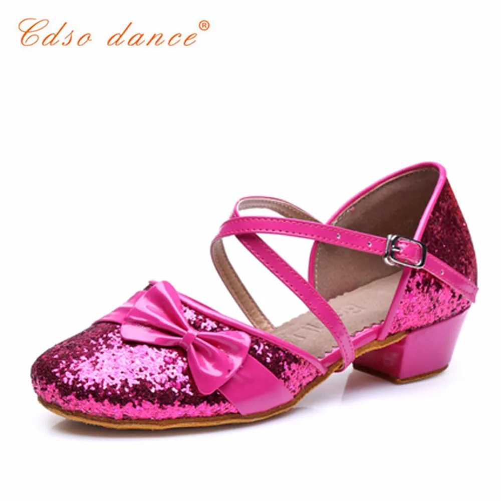 Cdso танцевальная обувь для латинских/современных танцев, обувь для девочек, детская бальная обувь для сальсы