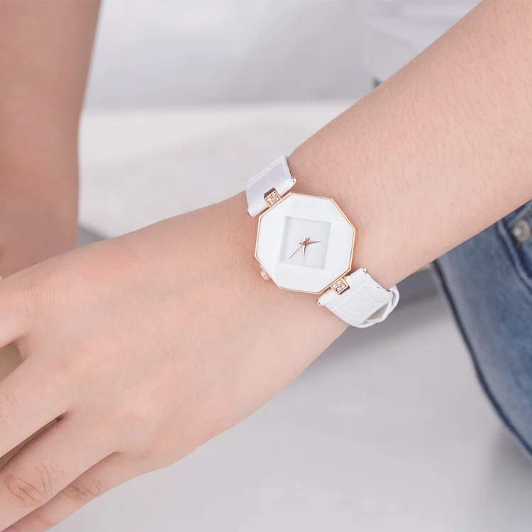 Часы наручные женские кварцевые с геометрическим рисунком 5 цветов|montre femme|montre femme