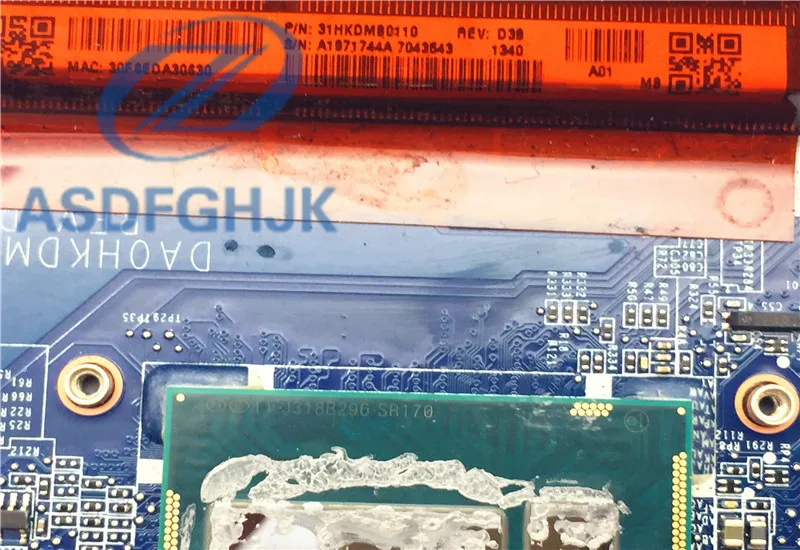 discounted  laptop motherboard FOR Sony Vaio SVF15 svf153 Series motherboard A1971744A DA0HKDMB6D0 DDR3L non-in