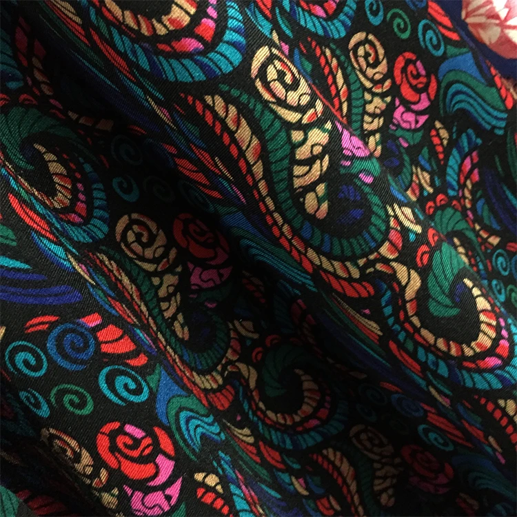 

LEO&LIN Heavy Elasticity Cotton Knitted High Elastic Printing Thickening Cotton Color Clothing Skirt Fabric