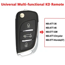 CHKJ NB11 Универсальный многофункциональный дистанционный ключ 3 кнопки NB серии ключ для всех KD MINI B и NB серий пультов