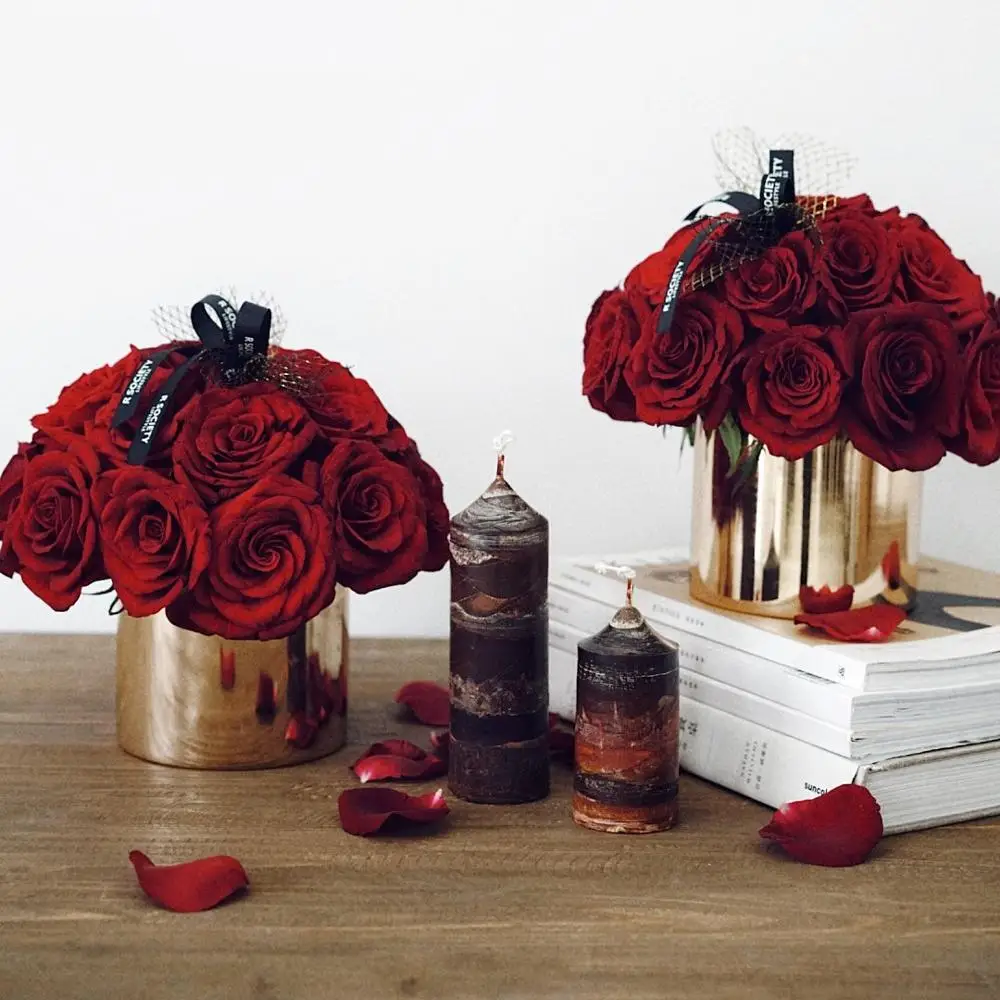 

new luxury ins popular golden shining vase Golden iron Flower Pot Home Hotel Decorative Flower Pot Orchid Flower Pot