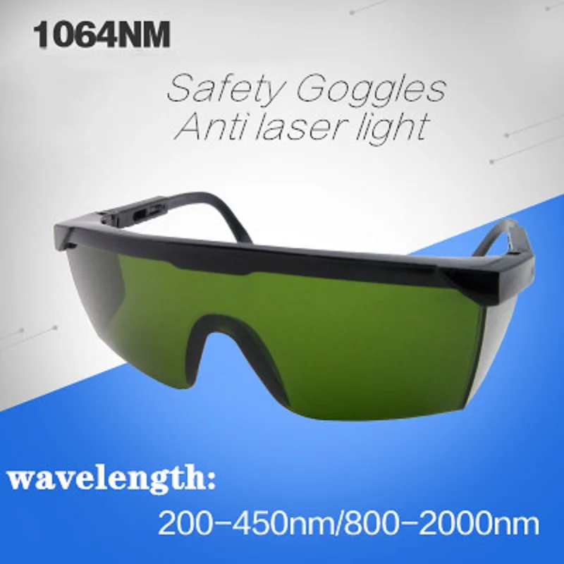 

Protective Goggles High Quality PC Lens 1064nm Fiber-optical Laser Safety Glasses 800-2000nm Radiation Infrared Welding Glasses