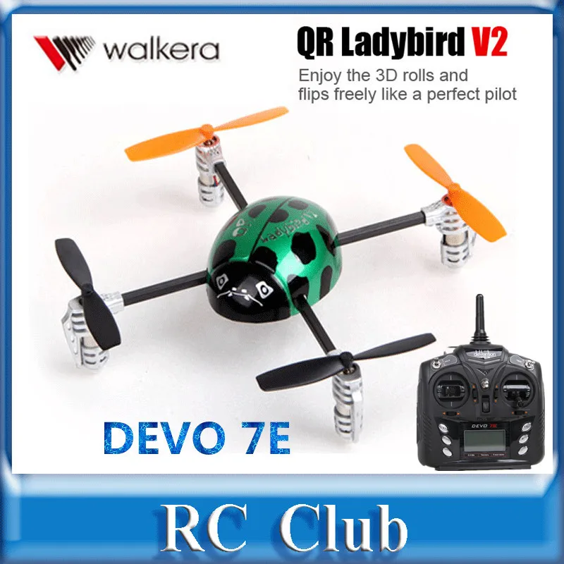 

Walkera QR ladybird V2 with DEVO 7E Transmitter Quadcopter RTF 2.4Ghz