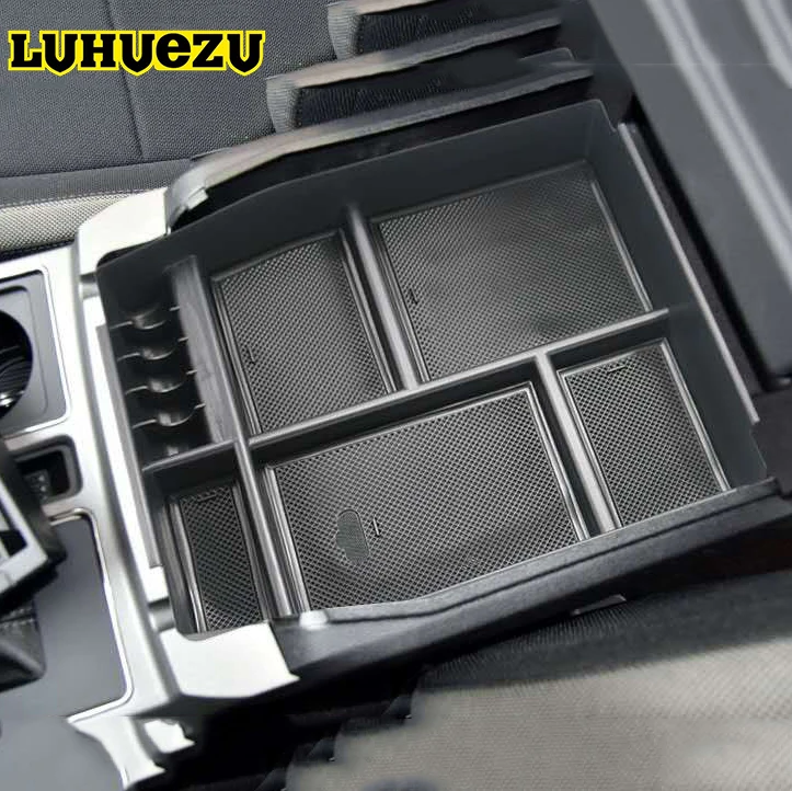 LUHUEZU Car Central Armrest Console Tray Stowing Container