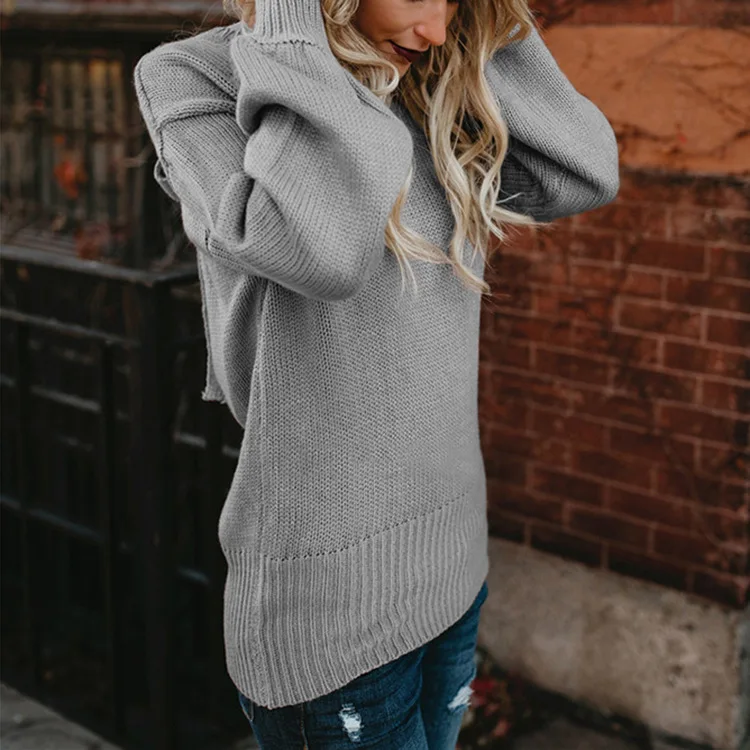 Новинка 2019, осенне-зимний женский свитер, пикантная с вырезом на спине и бантом, трикотажная рубашка с завязками на спине MY19012