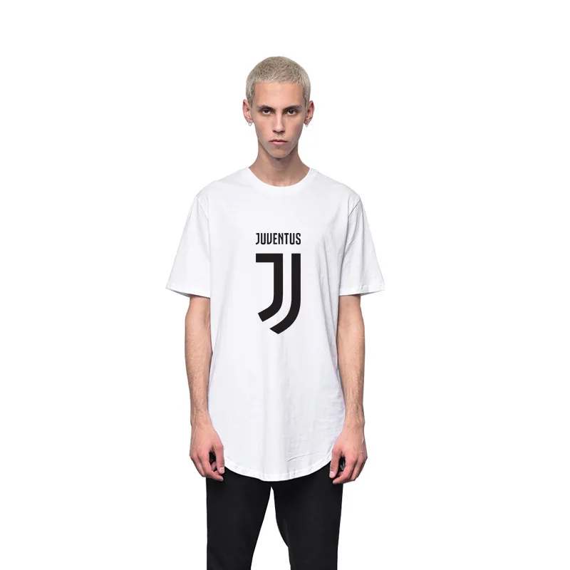 

Juventus 2019 Juve Soccer jerseys emblem pure cotton circular arc short-sleeved T-shirt soccer jerseys camisa futebol