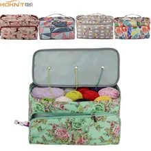 KOKNIT 12 style Knitting organizator do torby przędza futerał do przechowywania szydełkowania hak szydełka wełna torba na zakupy torba dla kobiet(China)