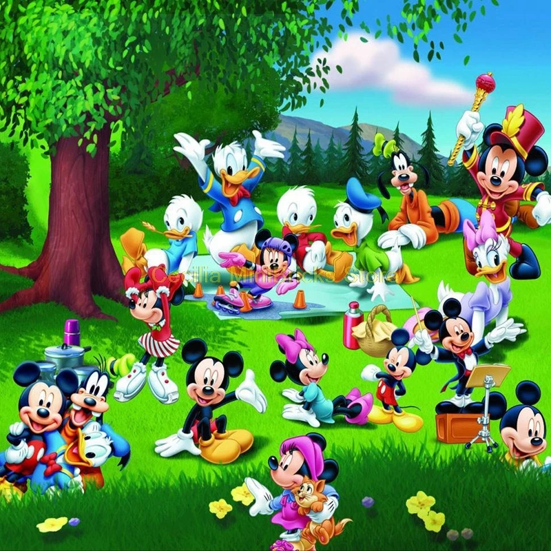 

Legoing Friends Minne Mouse Mickey Mouse Elsa Cinderella Building Blocks Toys for Children Compatible With Legoings Princess