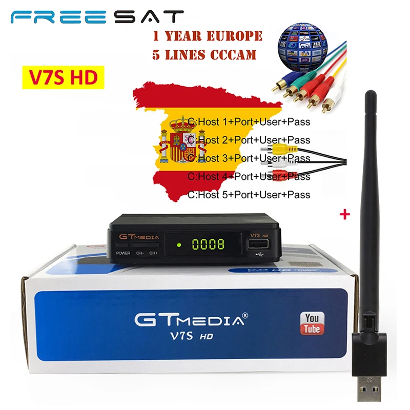 1 Year Europe Spain DE Cccams Server Genunie Freesat
