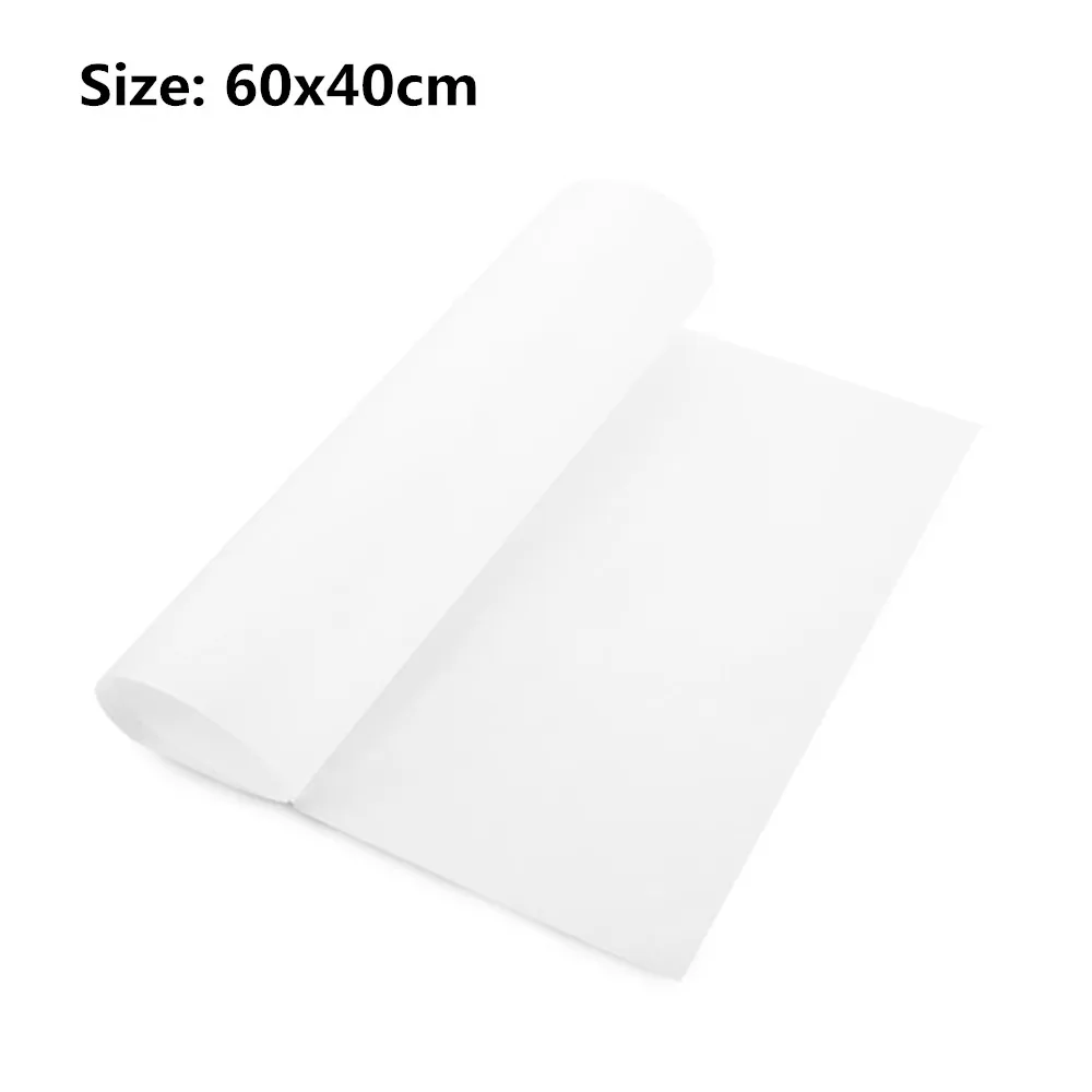 White 60x40 cm Многоразовая выпечка коврик термостойкий тефлоновый лист Кондитерская Промасленная бумага для выпечки линолеум коврик антипригарный барбекю гриль и коврик для выпечки - Цвет: White 60x40 cm