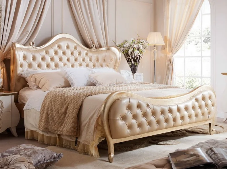 Neoclassical Modern Style King Bed European Bed Princess Bed