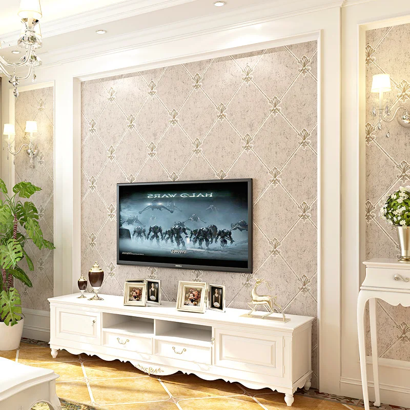 European TV wall wallpaper simple soft bag wallpaper for walls 3 d Desktop Wall Paper roll Wall Covering Luxury home decoration