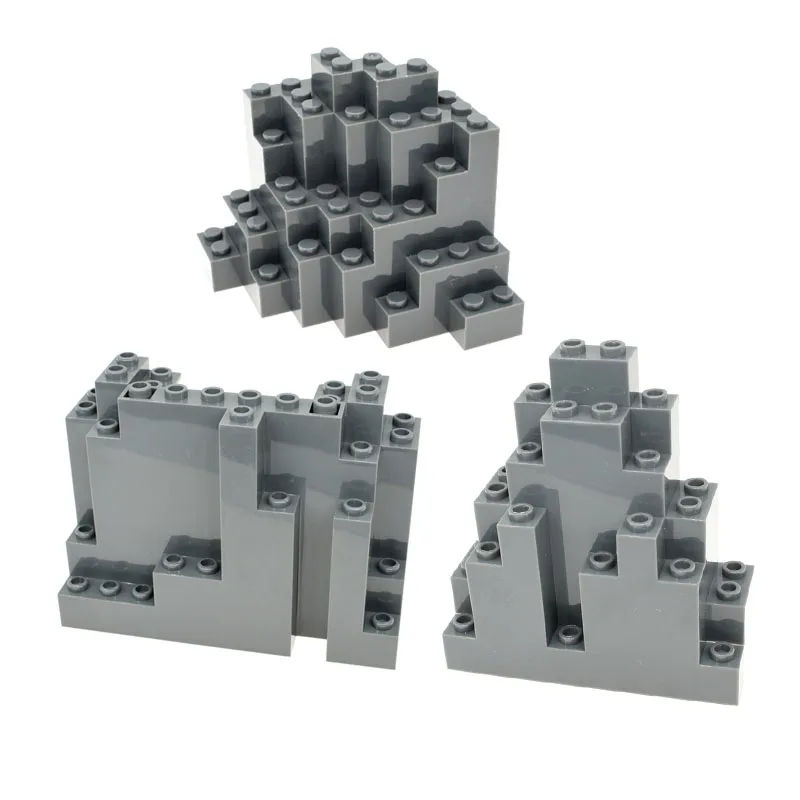 

1-10Pcs MOC MOUNTAIN BRICK Rock Panel Rectangular 4x10x6 eBuilding Blocks Brick part DIY Toys Compatible with 6082 6083