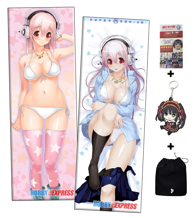 Наволочка для обнимания в японском стиле Hobby Express Super Sonico Dakimakura ADP67072 | Дом и сад