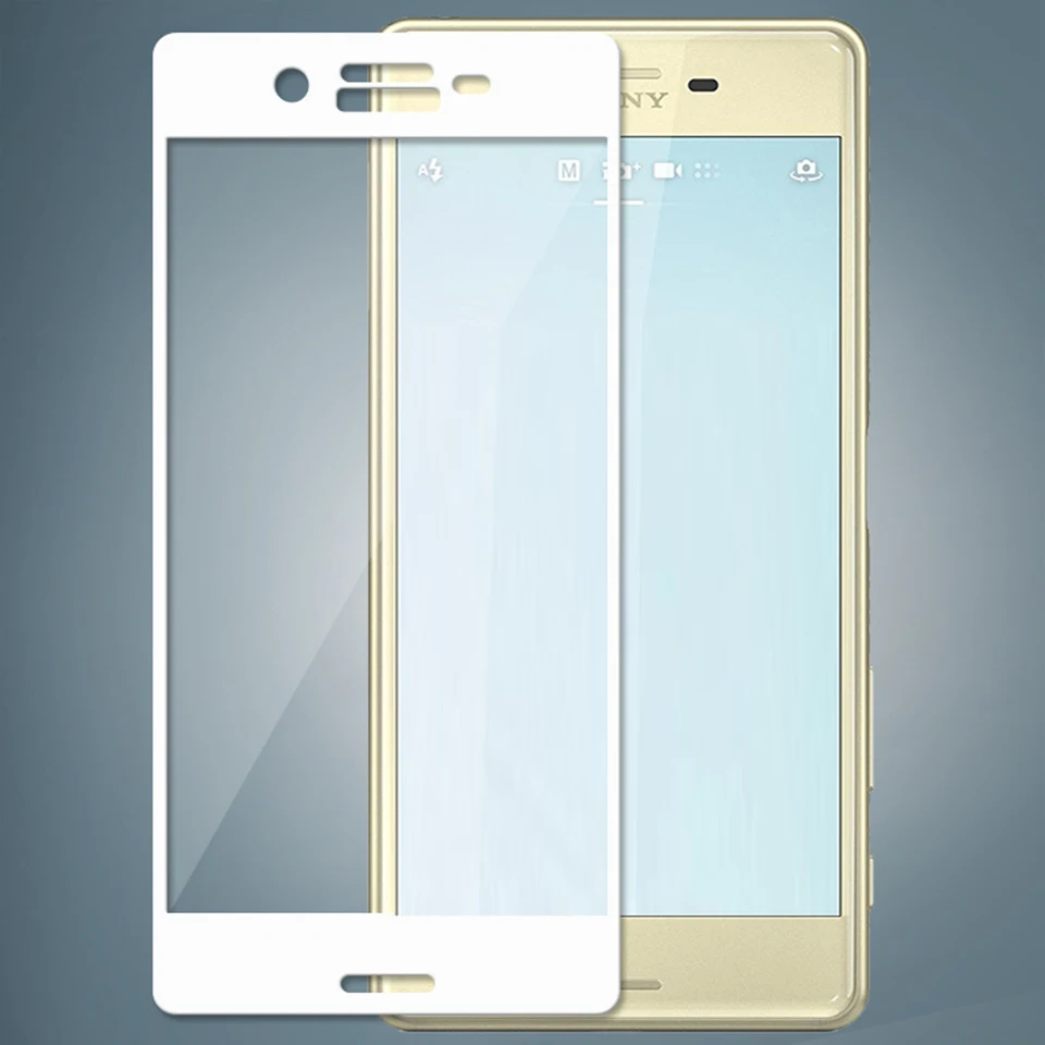 9H полное покрытие 2.5D Закаленное стекло для Sony Xperia X Производительность