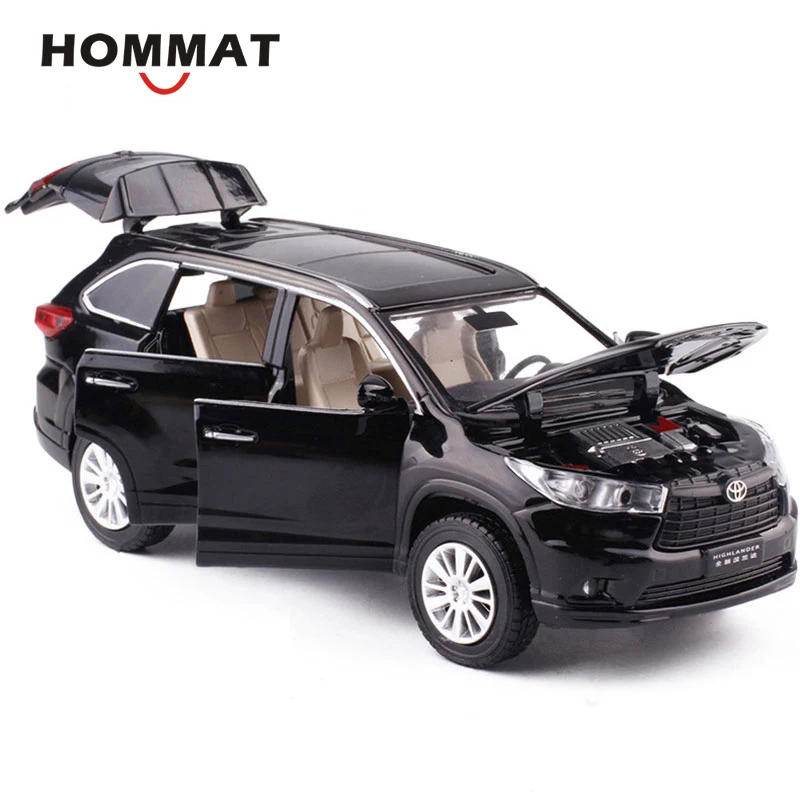Hommate моделирование 1:32 Toyota Highlander SUV внедорожный автомобиль сплав литая модель