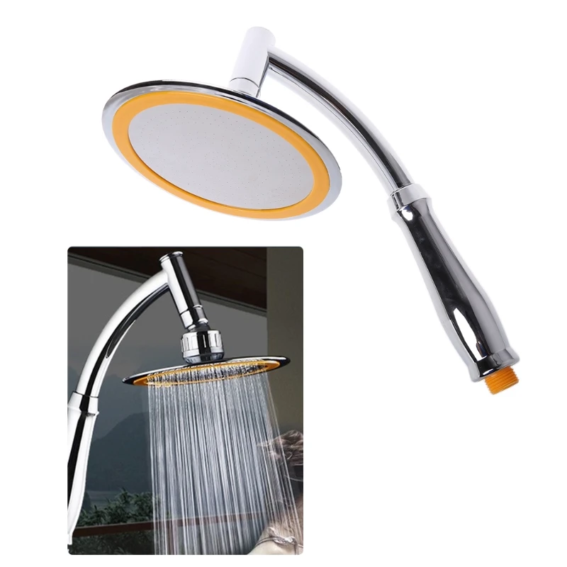 

4/6 inch Bathroom Rainfall Ionic Nano Shower Head Round Chrome Ultra-thin 360 Degree Swivel