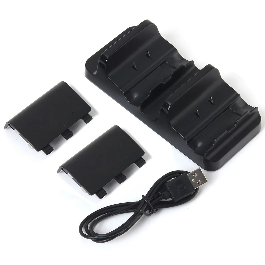 

Dual Charge Charging Dock + 2 Rechargeable Batteries for XBOX ONE Controller