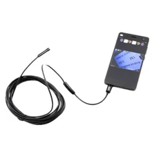 Android Endoscope Camera Connect with Android Smart Mobile Phone with 7mm Module Shell & 3.5Meter Length & Six LED Lights