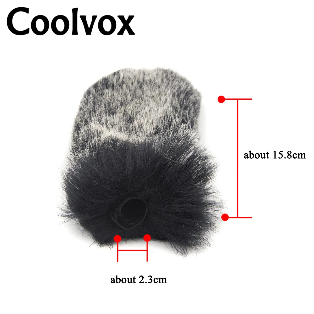 Конденсаторный микрофон Coolvox в стиле кроличьей шерсти наружное записывающее