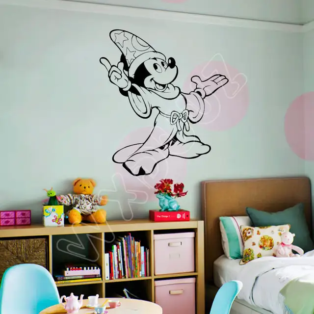 Tienda Online Wxduuz Mickey Mouse Mago Ninos Pared Calcomania Casa