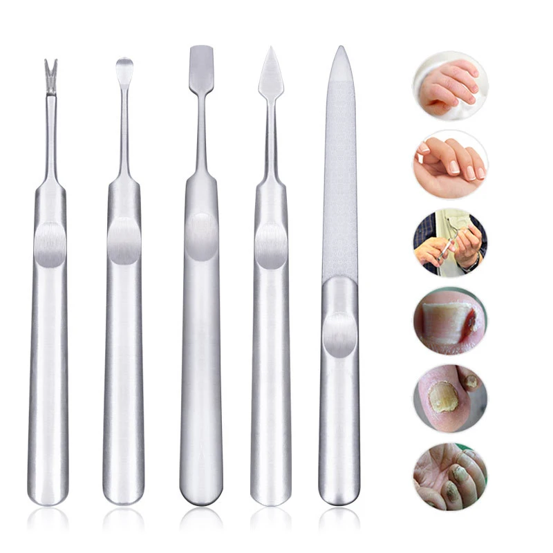 

Learnever Stainless Steel Cuticle Remover Double Sided Finger Dead Skin Push Nail Cuticle Pusher Manicure Nail Care Tool
