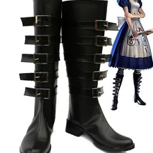 Alice Madness Returns Косплэй; сапожки в стиле аниме для вечеринок;