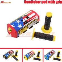 Протектор руль груди площадку и Мотокросс бар ПроТейпер ручками черный желтый красные, синие
