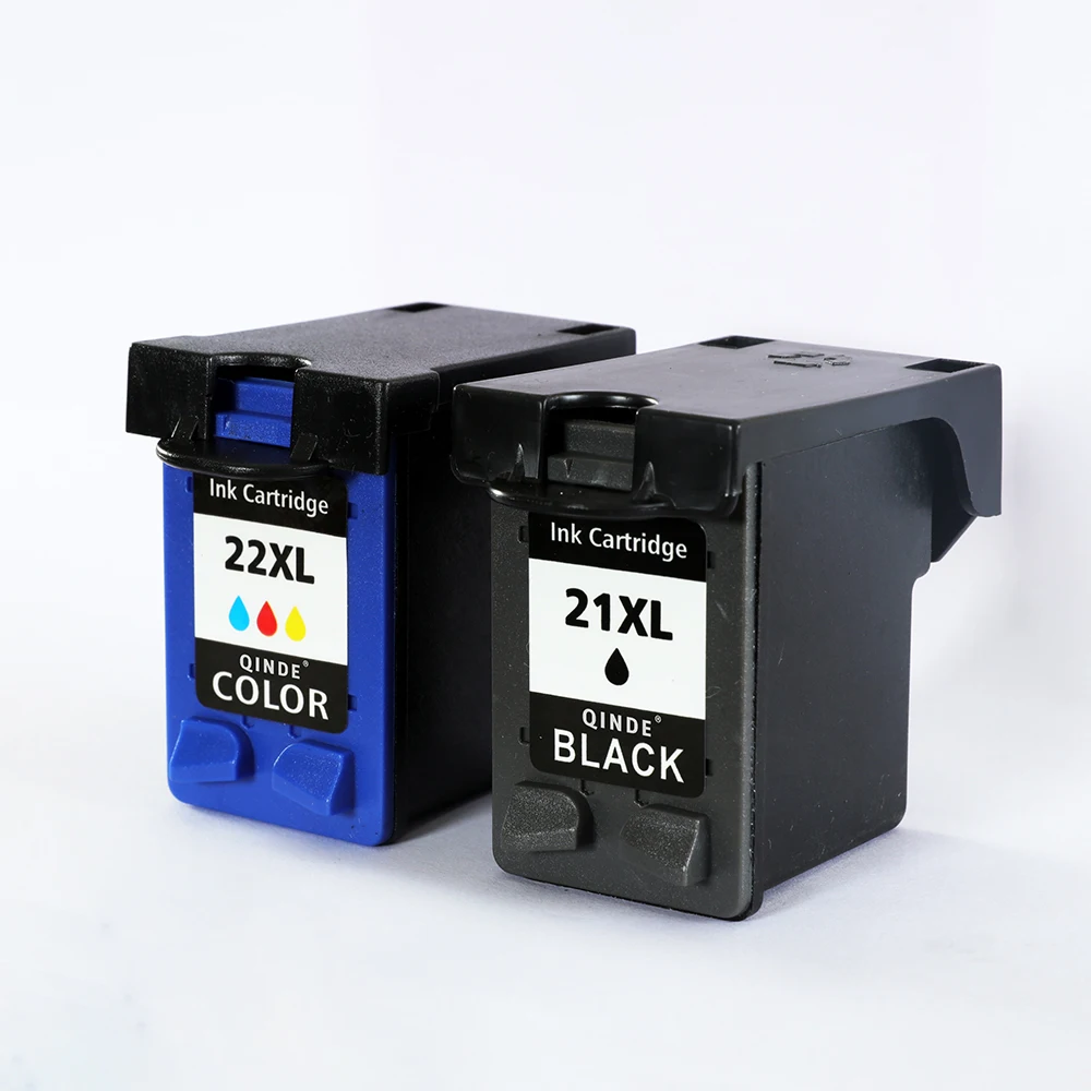 Qinde Refilled Ink Cartridge Replacement for hp 21 22 cartridge 21 and 22 for Deskjet 3915 3920 D1320 F2100 F2280 F4180 21 22X Qinde Refilled Ink Cartridge Replacement for hp 21 22 cartridge 21 and 22 for Deskjet 3915 3920 D1320 F2100 F2280 F4180 21 22X