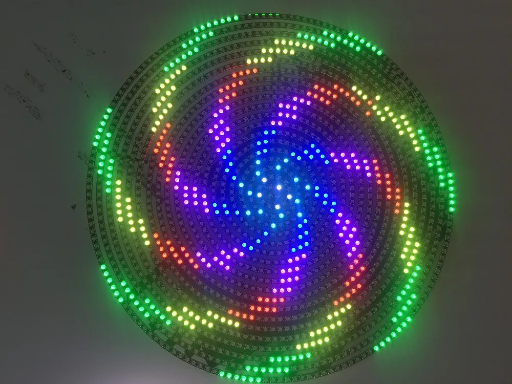 WS2812B кольцо SK6812 RGB 1629 Led s 5050 светодиодное светильник встроенным драйвером черная