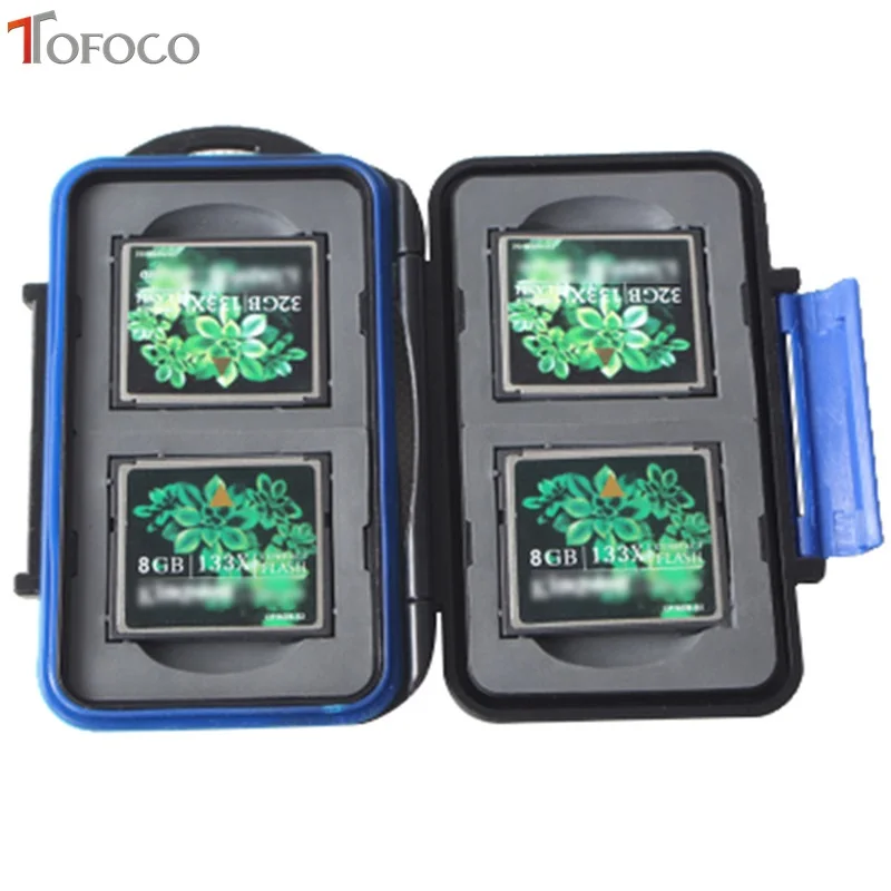 

Memory Card Carrying Case Holder Hold 4 CF or 8 SD-CAA New Arrival 2017 TOFOCO