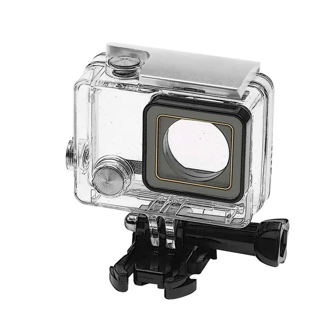 Минифокус замена металла CNC алюминиевый замок пряжка зажим для GoPro HD Hero 3 Plus 4 Защитный корпус водонепроницаемый чехол крепление - Цвет: Silver