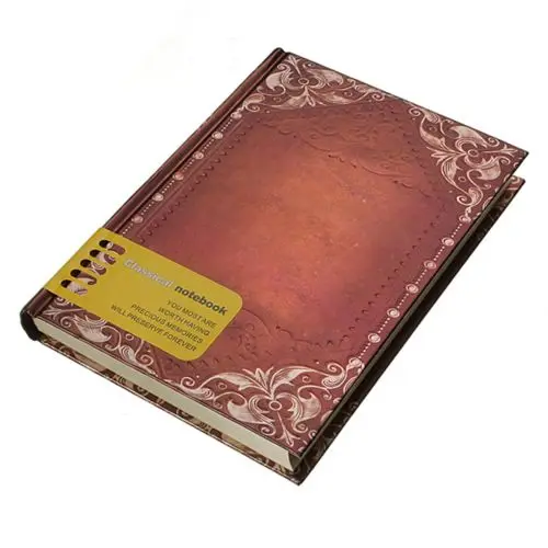 

120 pages Retro Vintage Personal Notebook Diary Journal Organiser Book School Office Use Dark brown