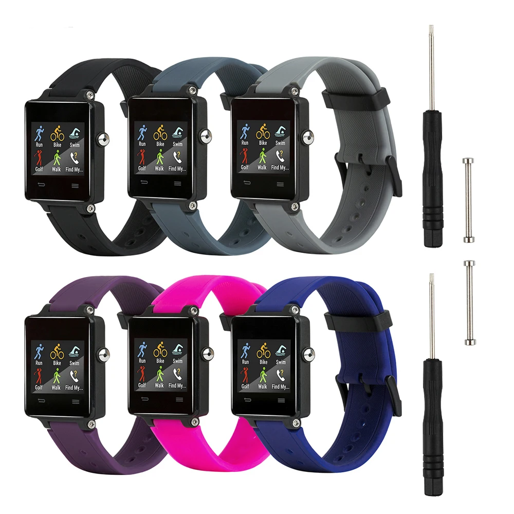 Сменный силиконовый ремешок Baaletc для смарт-часов Garmin Vivoactive/Vivoactive Acetate браслет
