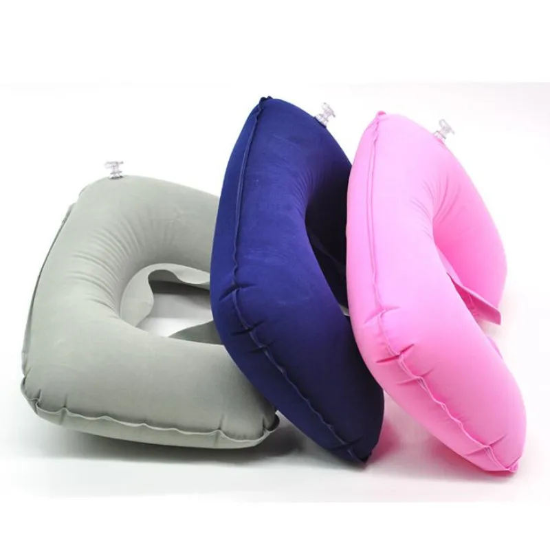 Новая портативная складная надувная подушка, надувная подушка для путешествий, воздушная подушка для кемпинга, пляжа, автомобиля, поддержка головы, походный коврик