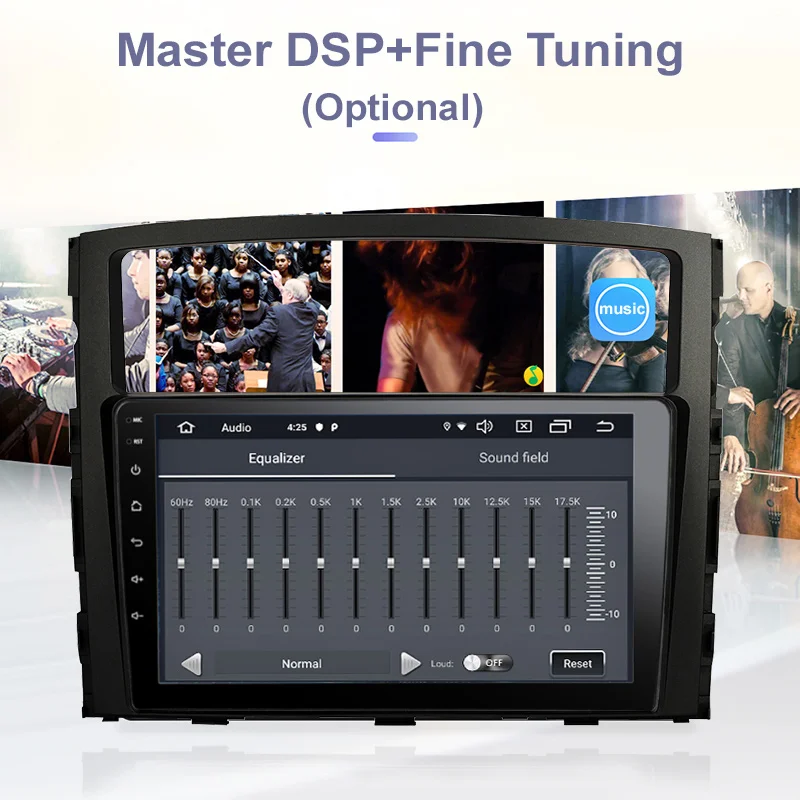 Sale Funrover 2.5D+IPS android9.0 Car Radio Multimedia dvd navigation Player For MITSUBISHI Pajero V97 V93 2006-2015 GPS Navi stereo 2