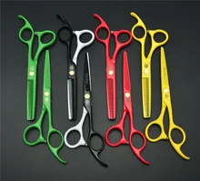 5 5 inch 16cm Professional Human Hair Scissors Hairdressing Cutting Shears Thinning Scissors Salon Hair Styling