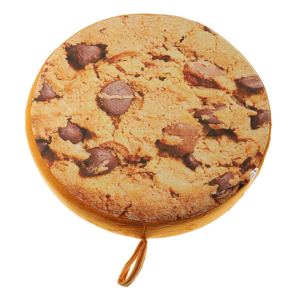 38cm Simulation Cookies Shaped Pillow Plush Toy Cushion Bolster Office Nap Supplies