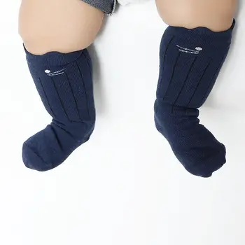 

0-3 Year 2019 new children's socks fox slip in tube socks autumn and winter cotton kids baby socks 3 pairs/lot