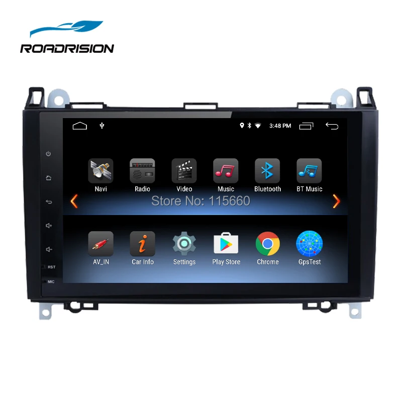 RoadRision 9inchs IPS Android 6.0 Quad core Car multimedia GPS for Mercedes Benz Sprinter Vito W169 W245 W469 W639 B200 1
