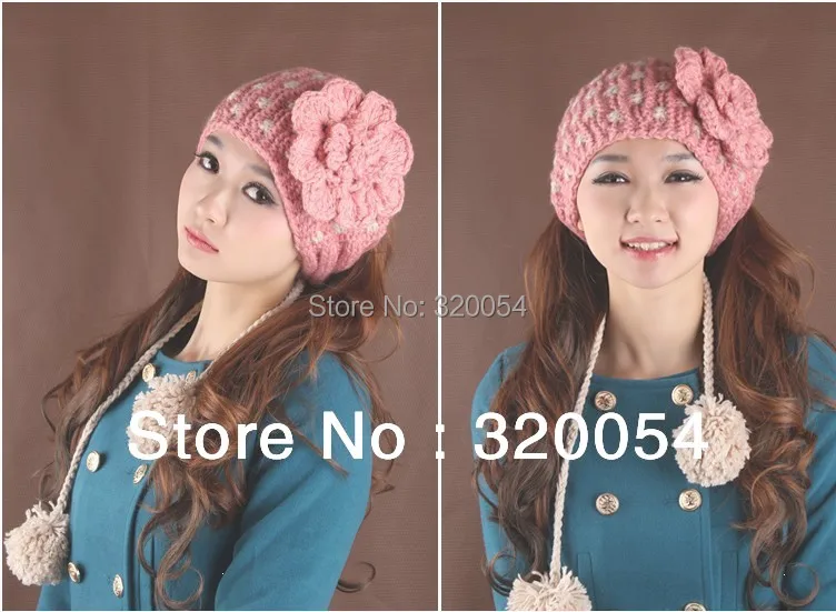 1 шт.) новая зимняя коллекция 2013 года, Южная Корея, вязаная шапка, милая и теплая шапка, женский шарф, 6 цветов